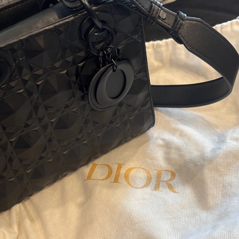 Dior black Geometric Satchel - Picture 16 of 16